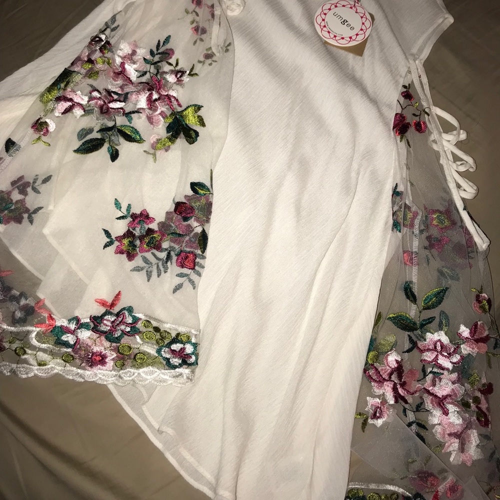 Beautiful open shoulder top